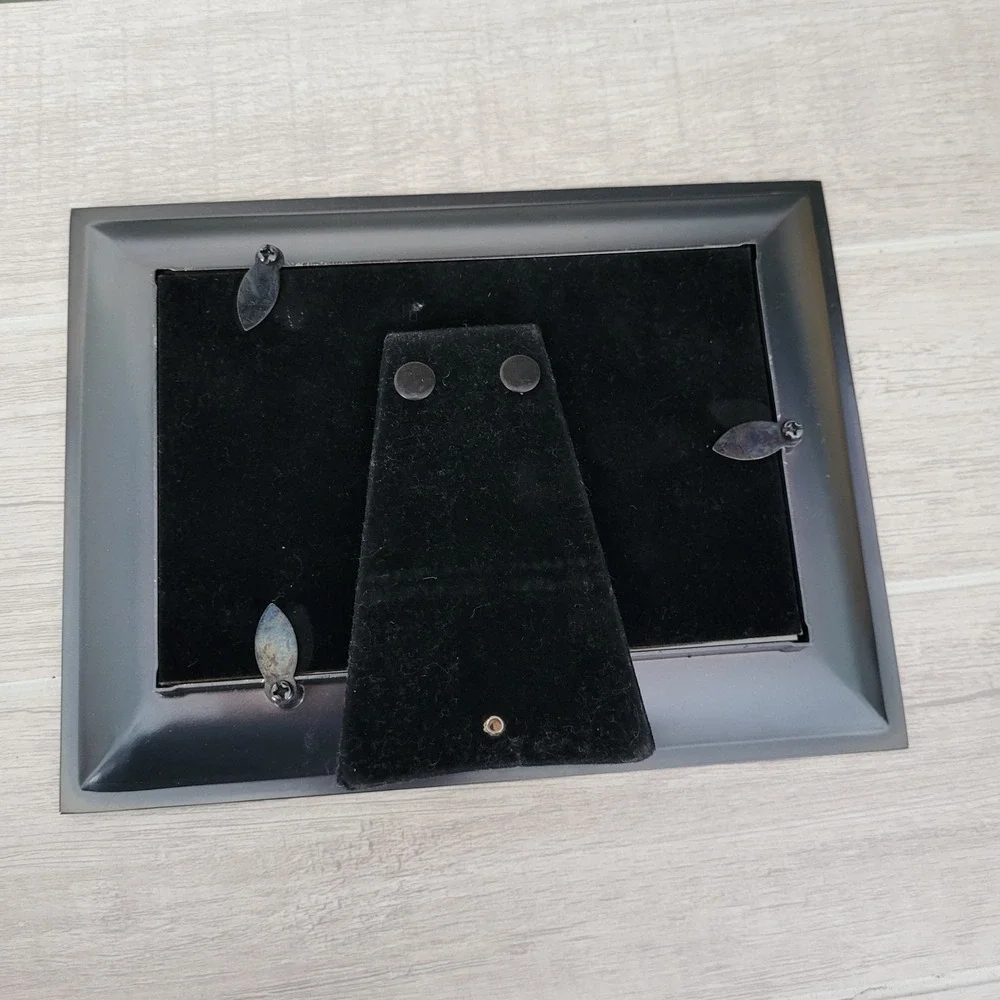 Pottery Barn Sentiment Frame 6x4 Silver Metal Photo Frame, Landscape, 1 Photo